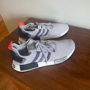 Adidas NMD R1 Stencil Pack Sneaker black grey and orange